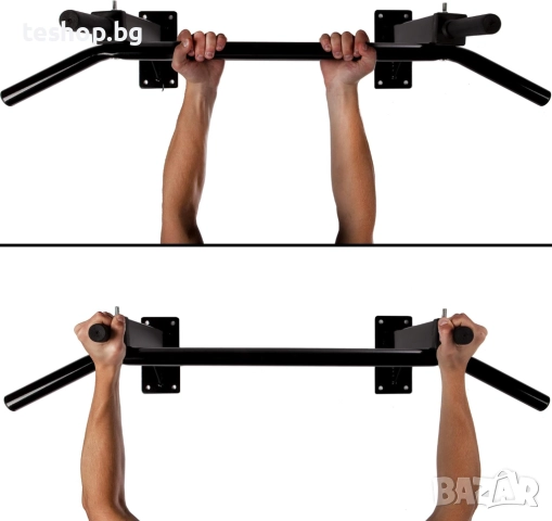 Лост за набирания ScSPORTS - за стенен монтаж, стомана, до 150 кг, с гумени дръжки, снимка 3 - Фитнес уреди - 52247913