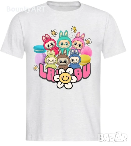 Персонализирана блуза Лабубу, снимка 5 - Детски тениски и потници - 50921253
