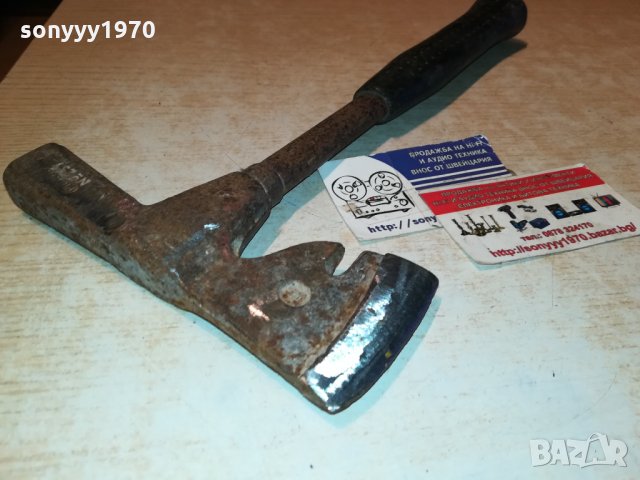 МЕТАЛНА БРАДВА ЧУК С ПЕЧАТ ЩЕМПЕЛ 1401222009, снимка 9 - Антикварни и старинни предмети - 35438725