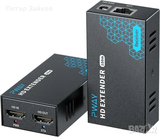 PWAY 500ft HDMI Extender само през Cat5e/6