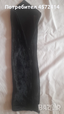 Класическа, черна рокля и дамско сако в оранжев цвят.  S. , снимка 6 - Рокли - 51456626