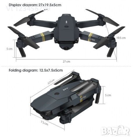 Дрон 998PRO 4К HD Wifi с двойна  широкоъгълна камера+дистанционно, снимка 4 - Камери - 42553430