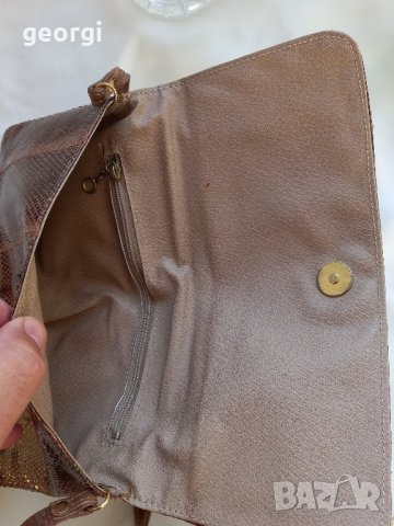 дамска чанта клъч от змийска кожа   17/2, снимка 6 - Чанти - 42873889