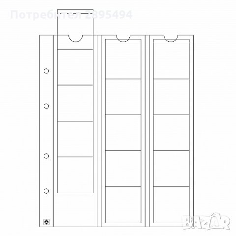 Optima  листа за монети и банкноти  Leuchtturm , снимка 3 - Нумизматика и бонистика - 31155789