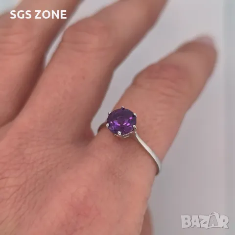 Класически Пръстени с Естествени Камъни, снимка 3 - Пръстени - 49582271