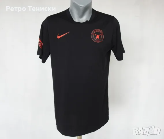 Тениска FC Midtjylland — Тренировъчен Nike — Мъже размер L Черно