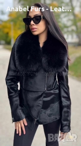 Дамски палта и якета от естествена кожа, снимка 14 - Палта, манта - 52315382