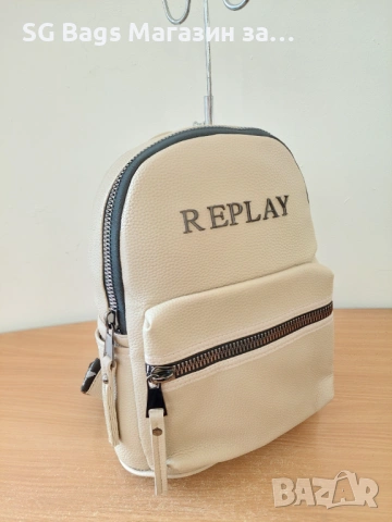 Replay дамска чанта тип раница дамска раница дамска раничка код 202, снимка 11 - Раници - 42820083