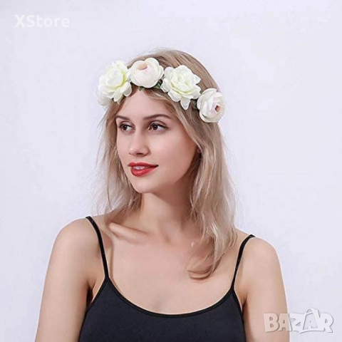 Венче за коса, вдъхновено от красивите рози, снимка 6 - Аксесоари за коса - 52508347