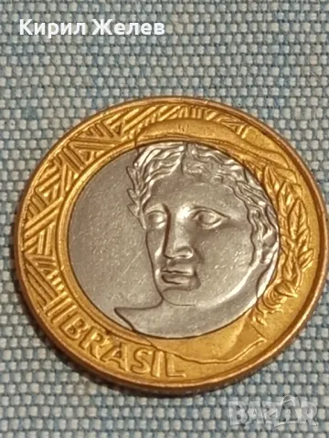 Две монети 1 реал 2012г. Бразилия/ 1 долар 1995г. Сингапур за КОЛЕКЦИЯ 49348, снимка 4 - Нумизматика и бонистика - 48755612