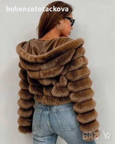 🧥 Дамско пухкаво палто  ✨ , снимка 2 - Палта, манта - 55791507