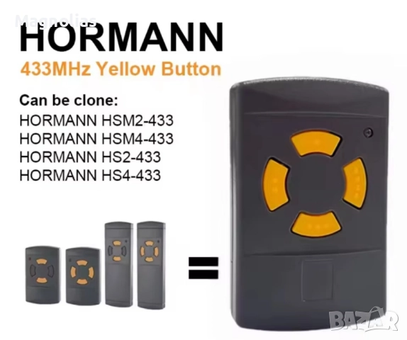 Дистанционно управление 433,92 MHz , снимка 3 - Гаражни врати - 51712796