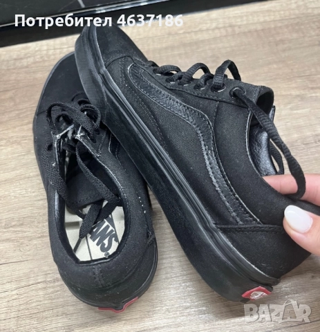 Vans черни кецове унисекс, снимка 2 - Кецове - 52632505