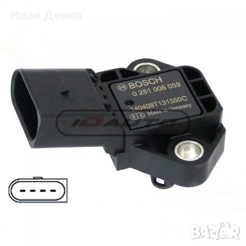 Мап сензор 4 бара Bosch тунинг Map sensor Vw 1.9tdi, seat, skoda, audi, снимка 2 - Части - 35122305