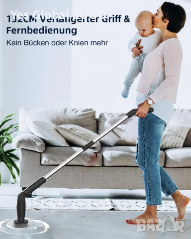 Leebein електрическа почистваща четка с 8 накрайника и 2 скорости, снимка 6 - Други инструменти - 53021122