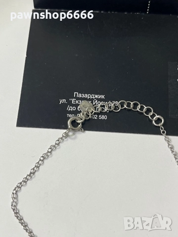 Сребърна гривна - 925 проба, снимка 6 - Гривни - 52558609