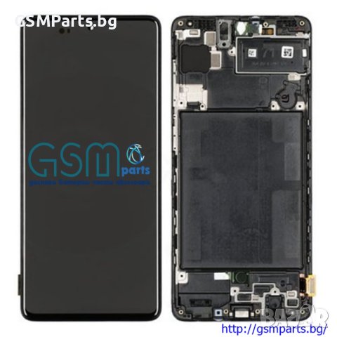 Дисплей + Тъч Скрийн + Рамка за Samsung Galaxy A71 + Подарък Лепило