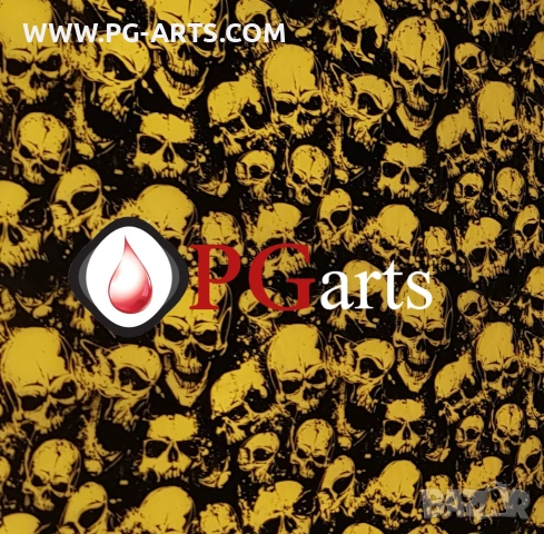 Фолио за хидрографика SKULL BLACK AND WHITE 50, снимка 4 - Друго търговско оборудване - 53193712