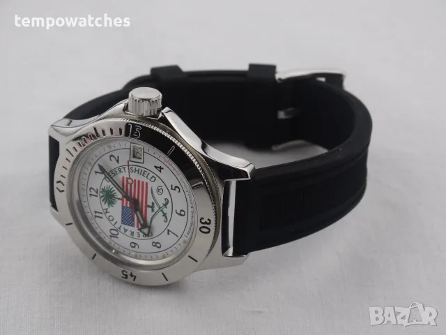 ВОСТОК АМФИБИЯ АВТОМАТИЧЕН -“DESERT SHIELD” ref: 120065, снимка 15 - Мъжки - 42202023
