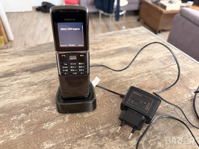 Nokia 8800 Sirocco Black – пълен оригинал, Life timer 329 ч.