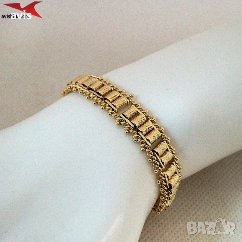 Гривна с 14К златно покритие 234841, снимка 3 - Гривни - 53172207