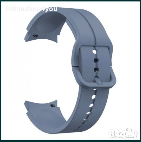 Силиконова Каишка за Samsung Watch5 Pro /Watch4 Classic / Active 2, снимка 4 - Смарт гривни - 38246189