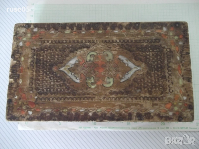 Кутия дървена пирографирана от соца - 4, снимка 2 - Колекции - 51555043