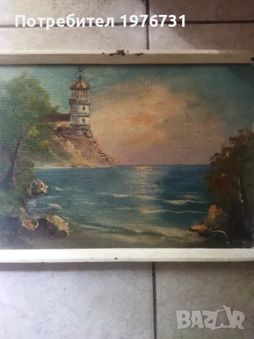 Картина море, маслени бои , снимка 2 - Картини - 55728463