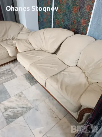Мека кожена мебел