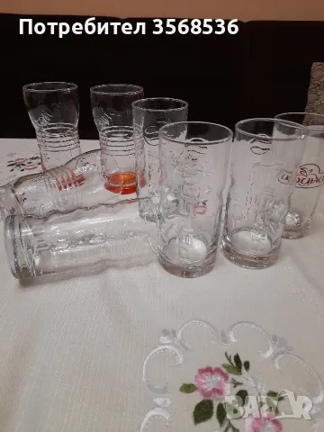 Стъклени чаши " Фанта" " Пепси""Ирина", снимка 1