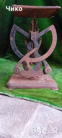 Старо оригинално пощенско кантарче , снимка 2 - Антикварни и старинни предмети - 54113433