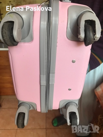 куфар карета с шифър 4 колелца и телескопна дръжка, снимка 6 - Куфари - 51949932