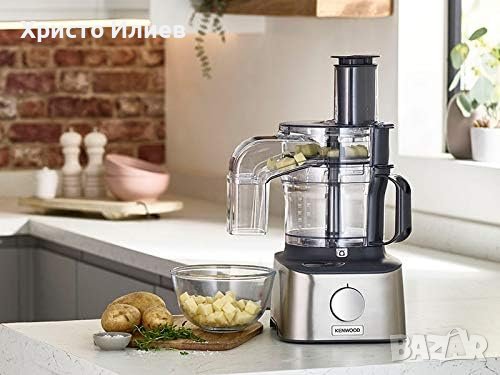 Кухненски робот KENWOOD 800W с вградена везна Различни приставки много функции, снимка 4 - Кухненски роботи - 42636382