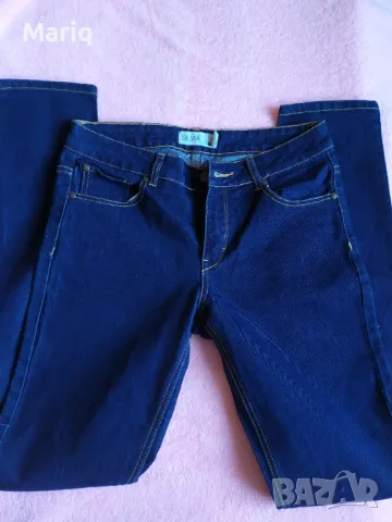 Дамски дънки 28 размер може би С- М размер панталони дънки сини , снимка 1