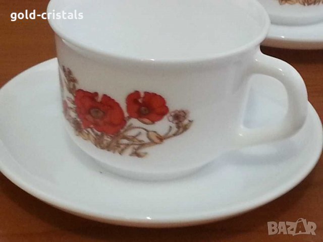 френски аркопал чаши за кафе, снимка 5 - Антикварни и старинни предмети - 31237654