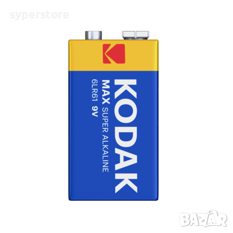 Батерия 9V правоъгълна Kodak 6LR61 SyperAlcaline