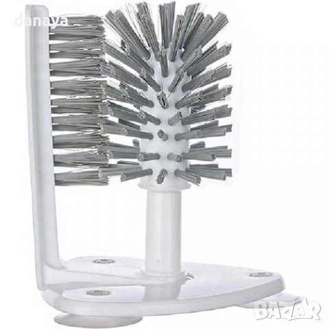 3447 Двойна четка за миене на чаши и буркани, снимка 3 - Мопове, кофи, четки и метли - 39175030