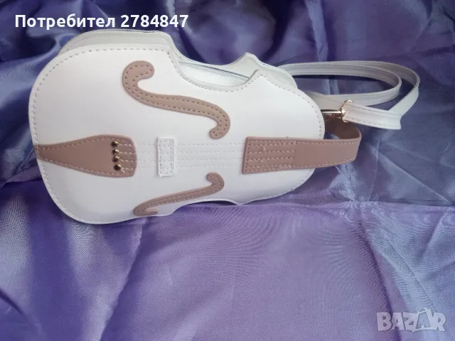 Дамска кожена чанта Китара , снимка 10 - Чанти - 49910132