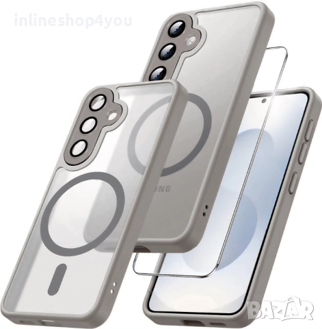 Матов MAGSAFE Кейс за Samsung Galaxy S24+ Plus , снимка 3 - Калъфи, кейсове - 51854720