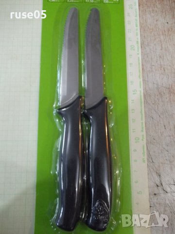 Комплект "Peter cook" от 2 бр. ножа за домати нов, снимка 2 - Прибори за хранене, готвене и сервиране - 38441470