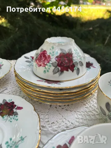 Сервиз за чай- Чехословакия, снимка 9 - Сервизи - 50136269