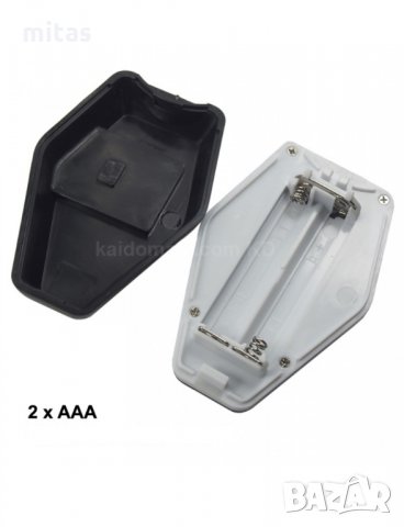 Велосипедна светлина, задна, 80 LM, LED, 2xAAA, 4 режима, 70x46x35 мм, снимка 6 - Аксесоари за велосипеди - 29759244