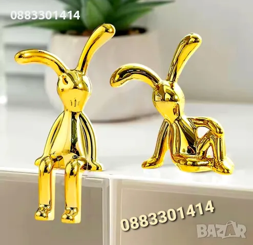 Комплект Декоративни зайчета Украса Великден 