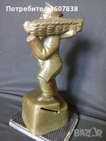 Скулптура касичка бронз 21/9 см