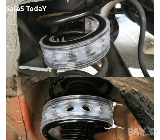 Буфер за пружина уретан, В, прозрачен