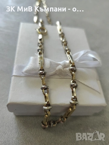 Златен синджир 13.36гр 14карата 54см , снимка 3 - Колиета, медальони, синджири - 54180845