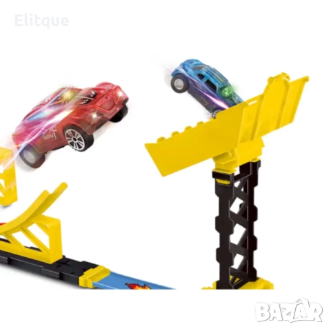 Играчка състезателно трасе с колички  , снимка 5 - Коли, камиони, мотори, писти - 52904579