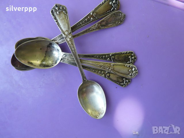  Френски сребърни лъжички , снимка 6 - Антикварни и старинни предмети - 34057712