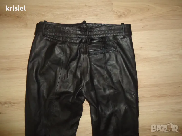 ЕСТЕСТВЕНА АГНЕШКА КОЖА--СТРАХОТЕН ПАНТАЛОН--L номер, снимка 8 - Панталони - 48222553