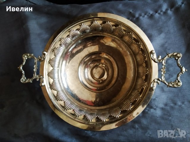 метална фруктиера арт деко, снимка 3 - Антикварни и старинни предмети - 29645931